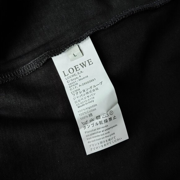 Loewe x Studio Ghibli Howl's Moving Castle Calcifer black t-shirt size L (New) - Picture 11 of 11